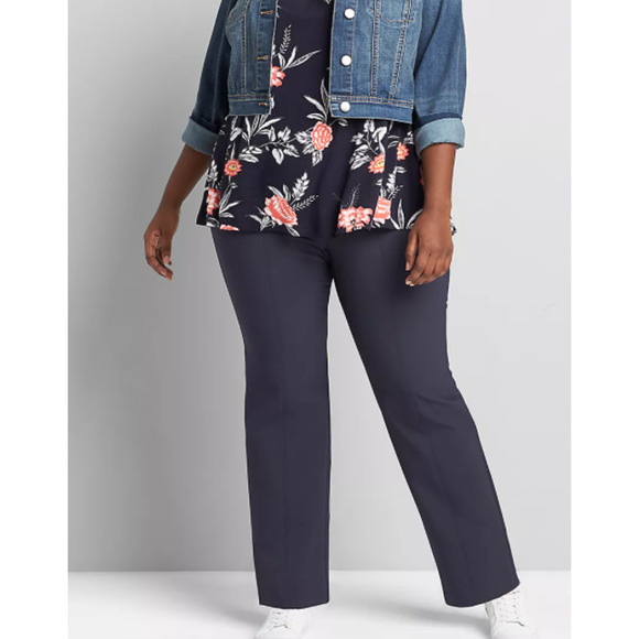 Lane Bryant On-The-Go Straight Pant Size 28 - Picture 3 of 4